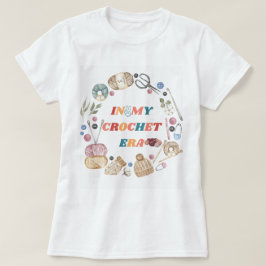 Na minha camisa da Era Crochet, CrAfter Mamãe Dom,