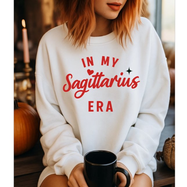 na minha camiseta da era de Sagitário, presente de (Criador carregado)
