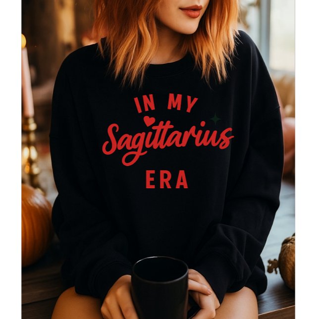 na minha camiseta da era de Sagitário, presente de (Criador carregado)
