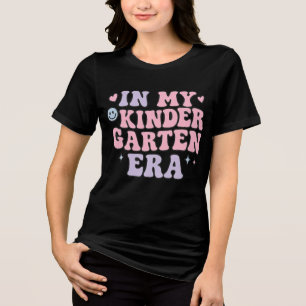 Na minha camiseta de design da era do jardim de in