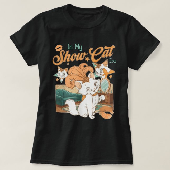 Na Minha Época De Showcat, Uma Camisa De Gato Retr (Frente do Design)