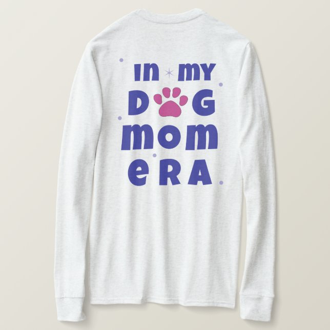 Na minha mãe de cão era T-Shirt (Verso do Design)