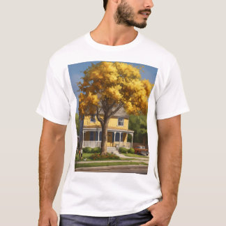 "Na moda 2D Vetor Illustração T-Shirt - G Única