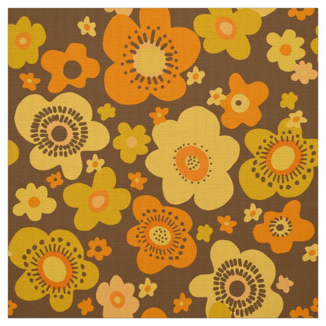 na moda 60s 70s tecido de modelo retrô (Modelo)