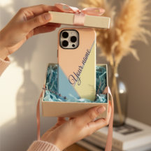 Na moda 80s vintage Color block Nome personalizado