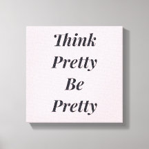 Na moda acha bonito ser canvas bonito