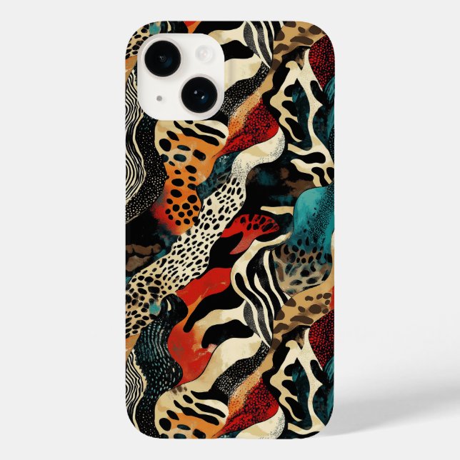 Na moda Animal Print Fusion Design (Verso)