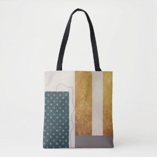 Na moda Artístico Tote Bag com Bolinhas