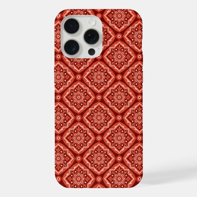 Na moda Boho Padrão Geométrico Floral (Verso)
