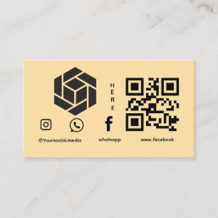 na moda com esta cartão de visita minimalista mode