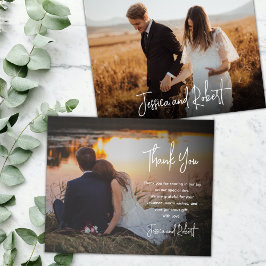Na moda de de Orçamento Casamento Obrigado Cartão 