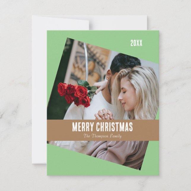 Na moda de Natal elegante e elegante (Frente)