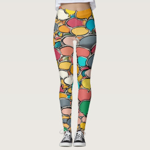 Na moda e Leggings de Alta cintura Confortáveis