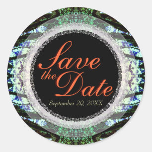 Na moda Elegance Lace Salve os adesivos de data