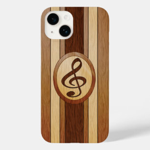 Na moda Faux Wood Treble Clearing Inlay