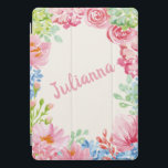 Na moda Floral Watercolor Painting Personalizado<br><div class="desc">Na moda Floral Watercolor Painting capa de ipad Personalizada</div>
