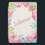 Na moda Floral Watercolor Painting Personalizado<br><div class="desc">Na moda Floral Watercolor Painting capa de ipad Personalizada</div>