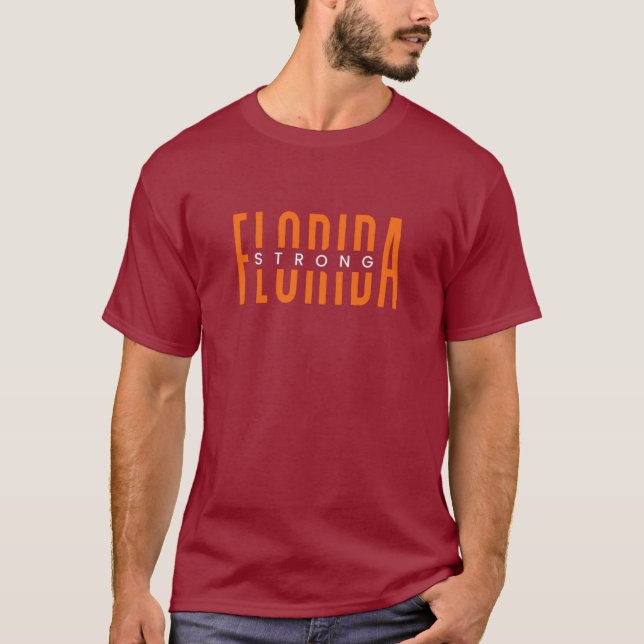 Na moda Florida Strong T-Shirt (Frente)