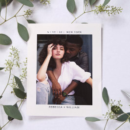 Na moda Foto: Casamento Salvar a Data Convite