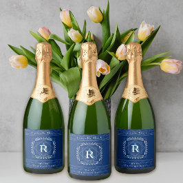 Na moda Frame Marinho Monograma