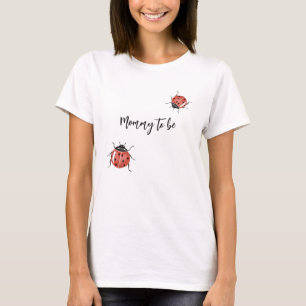 Na moda Ladybug Mamãe-A-Ser T-Shirt