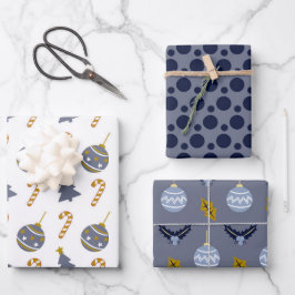 Na moda Marinho de Natal Baleado Trio