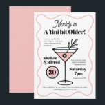 Na moda Martini - Convites para aniversário de 30<br><div class="desc">Defina o tom para seu aniversário de 30 anos com convites para na moda martini. Ideal para qualquer celebração. Compre agora e uau seus hóspedes!</div>