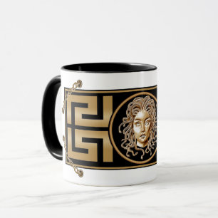Na moda Medusa - Caneca Dourada