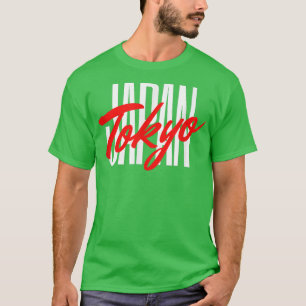 Na moda Minimalista Tokyo Japan T-Shirt