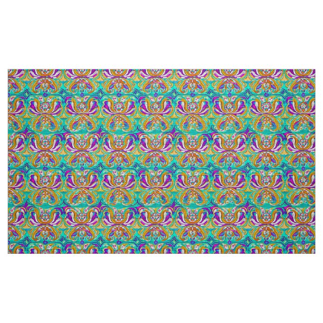 Na moda Paisley Tecido por Yard (Fat Quarter)