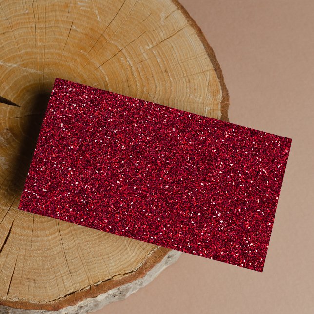 Na moda Red Glitter Photo Impressão (Girly Stylish Red Glitter )