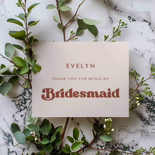 Na moda retro cartões de agradecimentos Pink Pink  (Criador carregado)