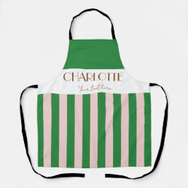 Na moda - Riscas Chic Vivas - modelo verde