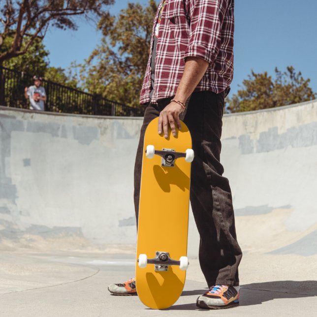 Na moda Solid Orange Skateboard Perfeito para Truq (Ao ar livre 2)