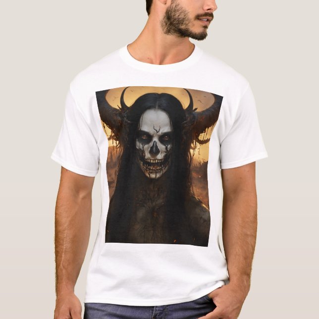 "Na moda T-Shirt com Design único" "Os melhores t- (Frente)