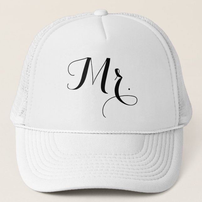 Na moda Text Hat - Oferta de Boné de Caminhoneiro (Frente)