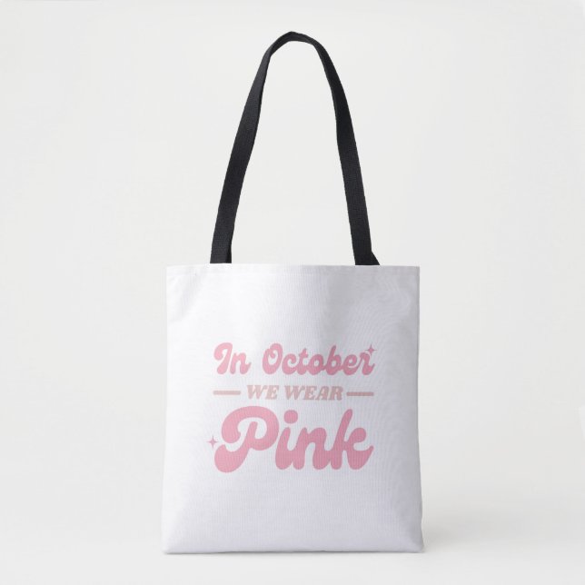 Na moda Tote Bag | Reutilizável, ecológico e duráv (Frente)