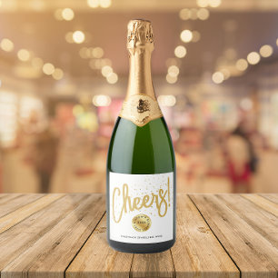 Na moda White Dourado Saúde Ano Novo