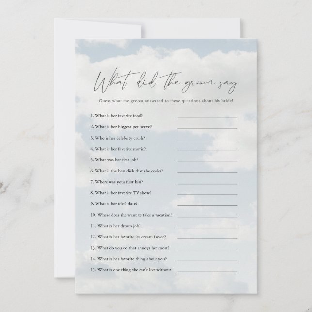 Na Nuvem 9, O Que O Grupo Disse Aos Cartões De Jog (Frente)