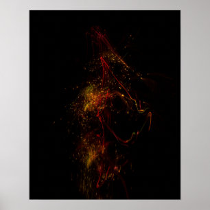 Na obscuridade 16 x poster 20 de papel