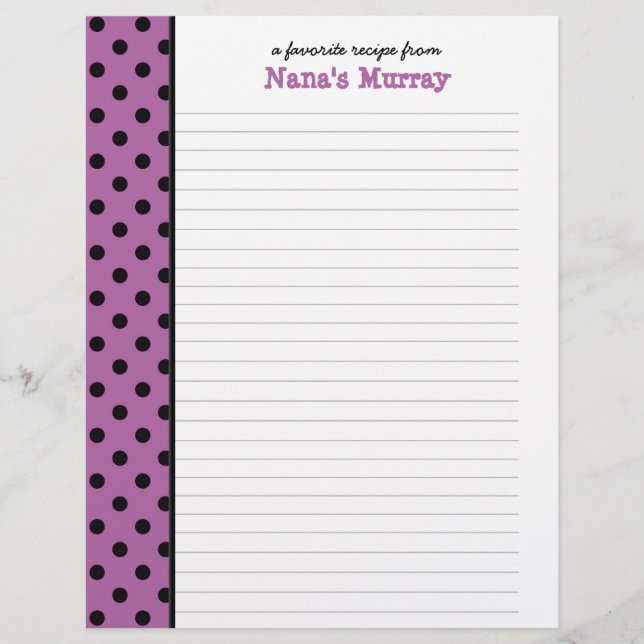 Na Página de Receita de Bolinhas da Cozinha de Nan (Frente)