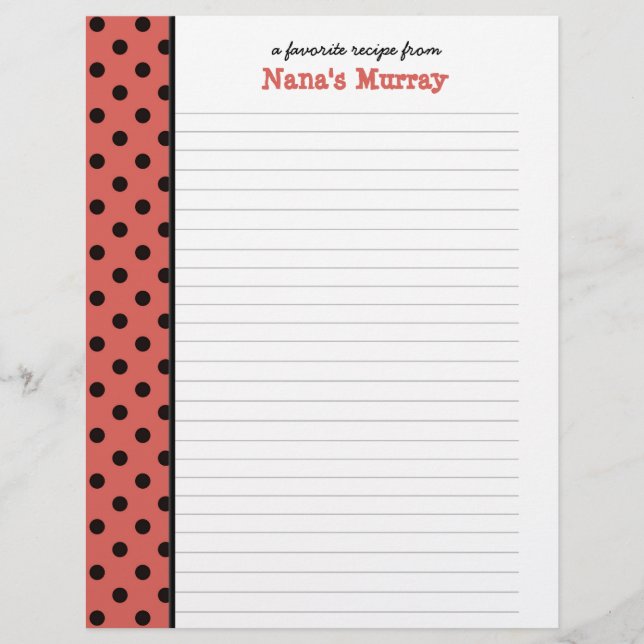 Na Página de Receita de Bolinhas da Cozinha de Nan (Frente)