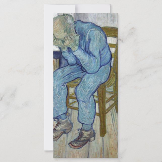 Na Porta da Eternidade, por Vincent van Gogh (Frente)