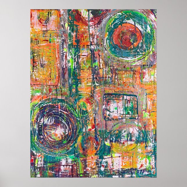 Na Poster de couro 18 x 24 (Frente)