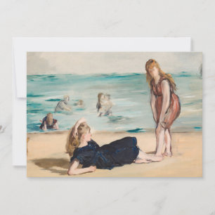 Na praia   Édouard Manet