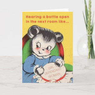 Na sala ao lado - cartão de Dia de as mães engraça