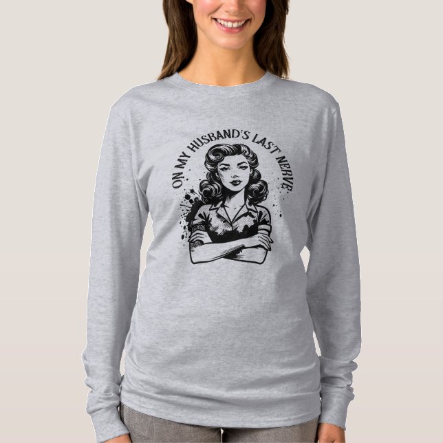 Na última camisa nervosa do meu marido (Frente)