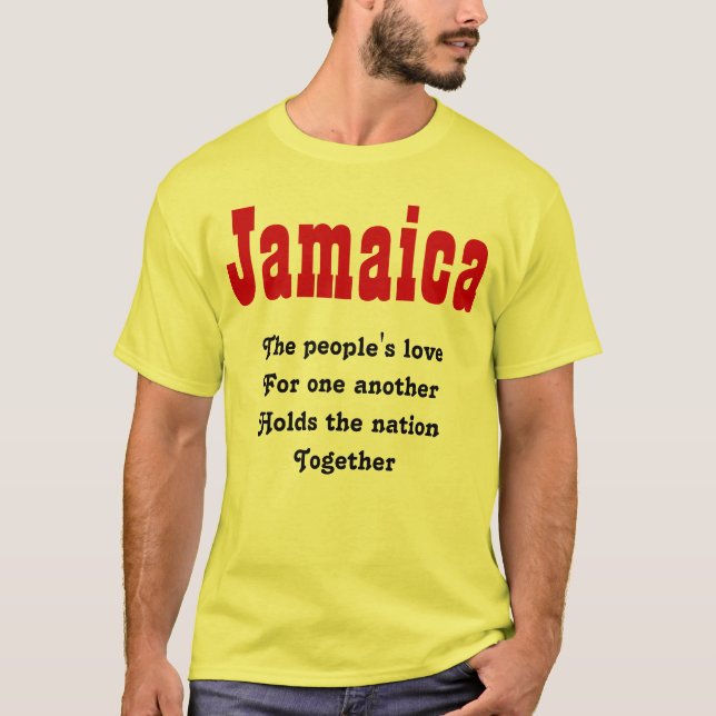 Nação das t-shirts da Jamaica (Frente)
