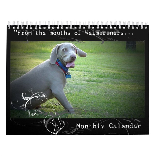 Nação de Weimaraner: Calendário da cotação (Capa)
