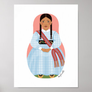 Nação Métis do Canadá Poster Matryoshka